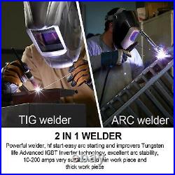 110/220 Volt 200A TIG Welder IGBT Inverter MMA Welder Stick ARC Welding Machine