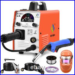 110/220V LED Gas/Gasless MIG Welder 200A Inverter IGBT ARC TIG Welding Machine