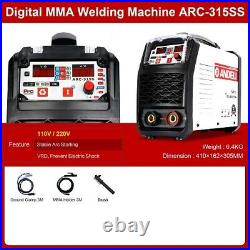 110V/220V ARC Welding Machine Portable ARC Welder IGBT Stick MMA Welder ANDELI