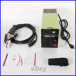 110V/220V Mini LCD Inverter Welder AMP Welding Arc Machine 20-120A MMA-200