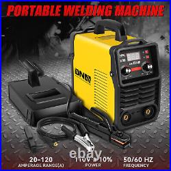 110V Portable IGBT ARC Welding Machine Inverter Electric Welder Stick Yellow