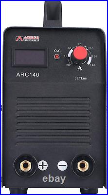 140 Amp Stick ARC DC Inverter Welder, IGBT Digital Display LCD 110-Volt Welding