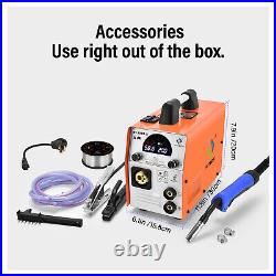 160A 4in1 MIG Welder/Helmet 110V 220V, Inverter Gas MMA TIG MIG, Welding Machine