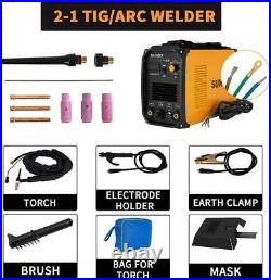 2-IN-1 TIG Welder 110V/220V 200A Inverter MMA ARC TIG Welding Machine 110/220V