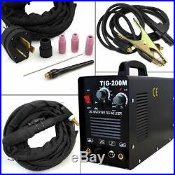 2 in 1 TIG DC PULSE FREQUENCY HF WELDER 200 AMP MOSFET INVERTER MMA ARC STICK