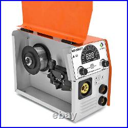 200A 4 in1 MIG Welder 110V/220V DC Inverter Gasless Gas MIG TIG Welding Machine
