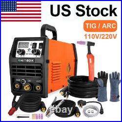 200A ARC TIG Welder Stick 110V/220V Inverter IGBT TIG Welding Machine WithGloves