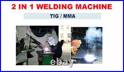 200A IGBT TIG/MMA/ARC/STICK HF TIG Welder 2in1 Stainless Welding Machine & Kits