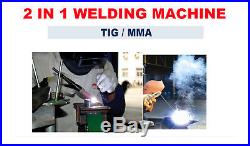 200A ITS200 TIG/STICK/ARC/STICK Welder 2in1 Stainless Welding Machine 110/220V