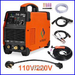 200A TIG Welder 110V/200V Dual Volt DC Inverter HF IGBT ARC TIG Welding Machine