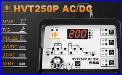 200Amp AC DC Aluminum Pulse Tig Welder 110V 220V TIG MMA/ARC Welding Machine US