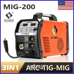 220V 200Amp MIG Welder IGBT Inverter ARC MMA Stick Lift TIG MIG Welding Machine