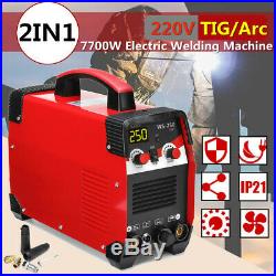 220V 7700W 2 in 1 TIG ARC Electric Welding Machine 20-250A MMA IGBT Stick Invert