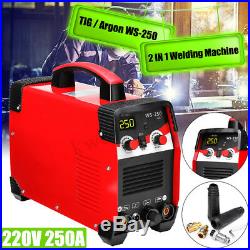 220V 7700W 2IN1 TIG/ARC Electric Welding Machine 20-250A MMA IGBT STICK Inverter