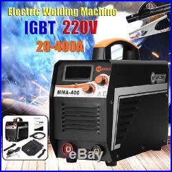 220V DC MMA-400 Electric Welding Machine IGBT Arc Inverter Stick Welder + clamp