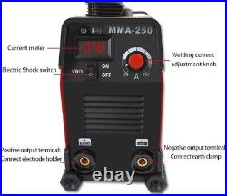 250Amp ARC Welding Machine Dual 110 220 Volts, Portable DC Inverter Welder 20-250