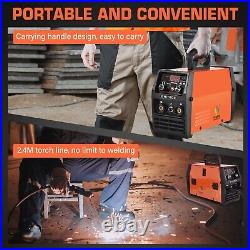 3 IN 1 MIG Welder Inverter 140AMP Gasless 110V/ 220V ARC TIG MIG Welding Machine