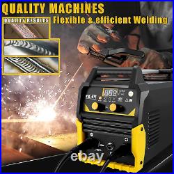 3 IN 1 MIG Welder Inverter130AMP Gasless 110/220V ARC TIG MIG Welding Machine