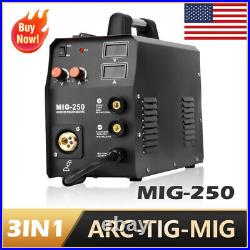 3IN1 MIG Welder 220V IGBT MIG ARC Lift TIG 3 in 1 Welding Machine Inverter Gas