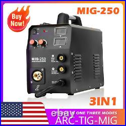 3IN1 MIG Welder Inverter IGBT Gas/Gasless MAG ARC MIG MMA Lift TIG Welder 220V