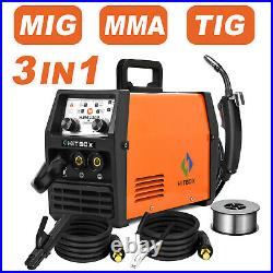 3in1 MIG TIG ARC Welder 220v Gasless Stick ARC TIG MIG Inverter Welding Machine