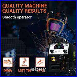 4 IN 1 MIG Welder ARC MMA TIG 200A Welding Machine with TIG torch Gas Regulator