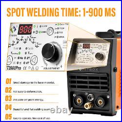 4 IN1 200A Cold Pulse TIG Welder 110V 220V ARC MMA TIG IGBT Welding Machine+Mask