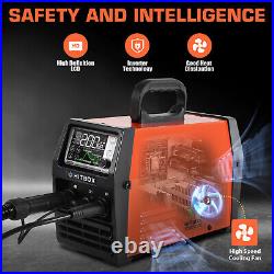 4 in 1 110V/220V Gasless MIG Welder 140A ARC Lift TIG IGBT Inverter Welding US