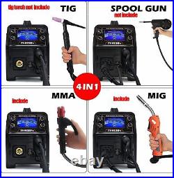 4 in 1 MIG Welder 110V 220V Inverter ARC TIG MIG Aluminum Welding Machine 200Amp