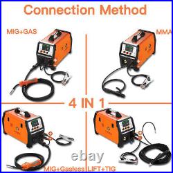 5 in 1 MIG Welder 200A 110V 220V Multifunction MIG ARC TIG IGBT Welding Machine