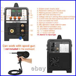 5 in 1 MIG Welder 200A 110V 220V Multifunction MIG ARC TIG IGBT Welding Machine