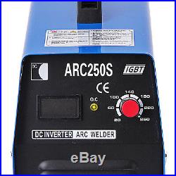 ARC-250S, 250 Amp Stick ARC DC Inverter Welder, 110V & 230V Dual Voltage Welding