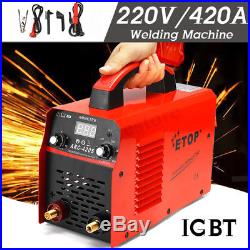 ARC-420S Electric Welder 0-420A Handheld IGBT Inverter Digital Welding Machine