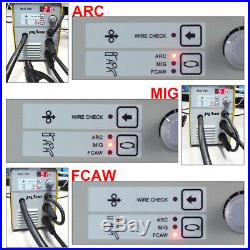 ARC MIG FCAW Welding Machine 110V 220V Dual Volt Portable Welder IGBT Inverter