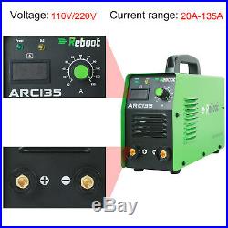 ARC Welder 110V 220V Double Voltage Stick Welding IGBT Invertert Machine Reboot