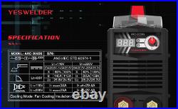 ARC Welder 205Amp Digital Inverter IGBT Stick MMA Welder, 110V/220V Dual Voltage