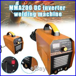 ARC Welding Machine MMA200 AMP DC Inverter IGBT Welder Mini Handheld 110V/220V