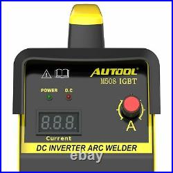 AUTOOL M508 Arc Inverter Welder IGBT 20-160A Handheld Intelligent 1/8in Welding