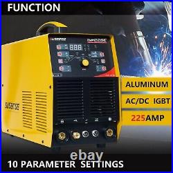 Aluminum TIG Welder Pulse IGBT 110V/220V TIG ARC Stick Welding Machine