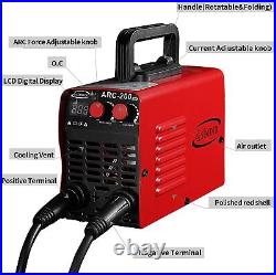 Arc Welder 110V 130A Welding Machine IGBT Inverter DC mini Electric (Red)