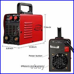Arc Welder 110V 200A Welding Machine IGBT Inverter DC mini Electric (Red)