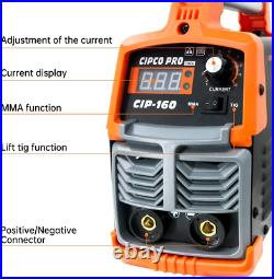 CIPCOPRO ARC Welder 160Amp Inverter IGBT Stick MMA Welder, 110V/220V Dual Voltage