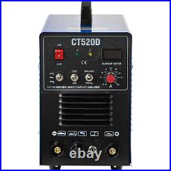 CT520D, Plasma Cutter/TIG/Stick ARC MMA 50A/200A Inverter Welder IGBT 110/220V