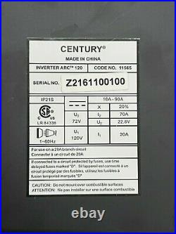 Century Inverter Arc 120 Stick Welder Open Box Item New Never Used (11565)
