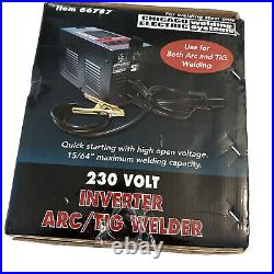 Chicago Electric Welding Inverter Arc/TIG FOR STEEL 230 Volt Welder 66787- New