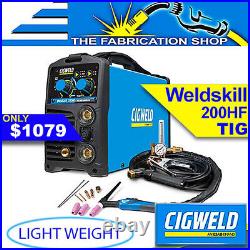 Cigweld Weldskill 200 HF Arc Tig Stick Welder Inverter Portable 200HF W1008200