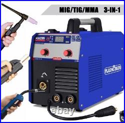 DC220V household industrial argon arc inverter welder machine 3-in-1 MIG/TIG/MMA