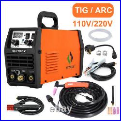 Digital LED TIG Welder 110V/200V 200A Inverter HF 2in 1 ARC TIG Welding Machine