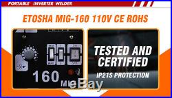 Etosha MIG 160Amp AC Welder Inverter ARC Metal Welding Machine Portable