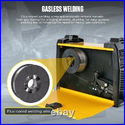 Flux Core MIG Welder TIG ARC Wire Gas/Gasless Welding Machine Inverter Welder